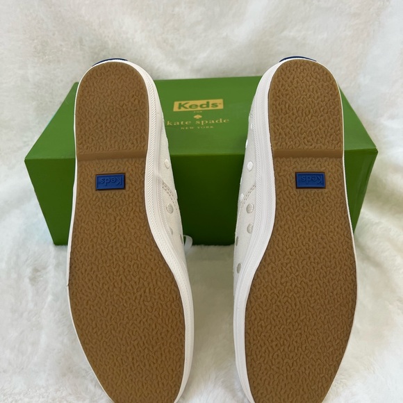 Kate Spade x Keds Cream Polka Dot Sneakers (NWOT) - Picture 4 of 4